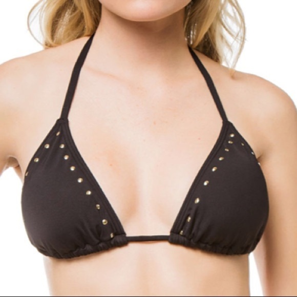 Micahel Michael Kors Sliding Triangle Swim Top - Picture 1 of 5